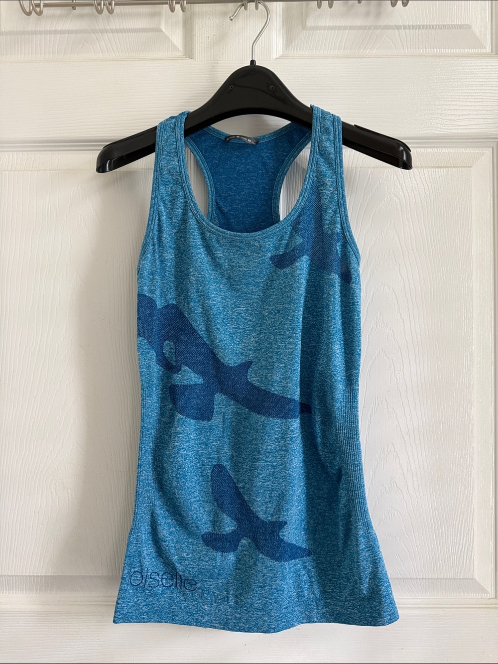 oiselle Blue Heather Racerback Flyte Tank Top